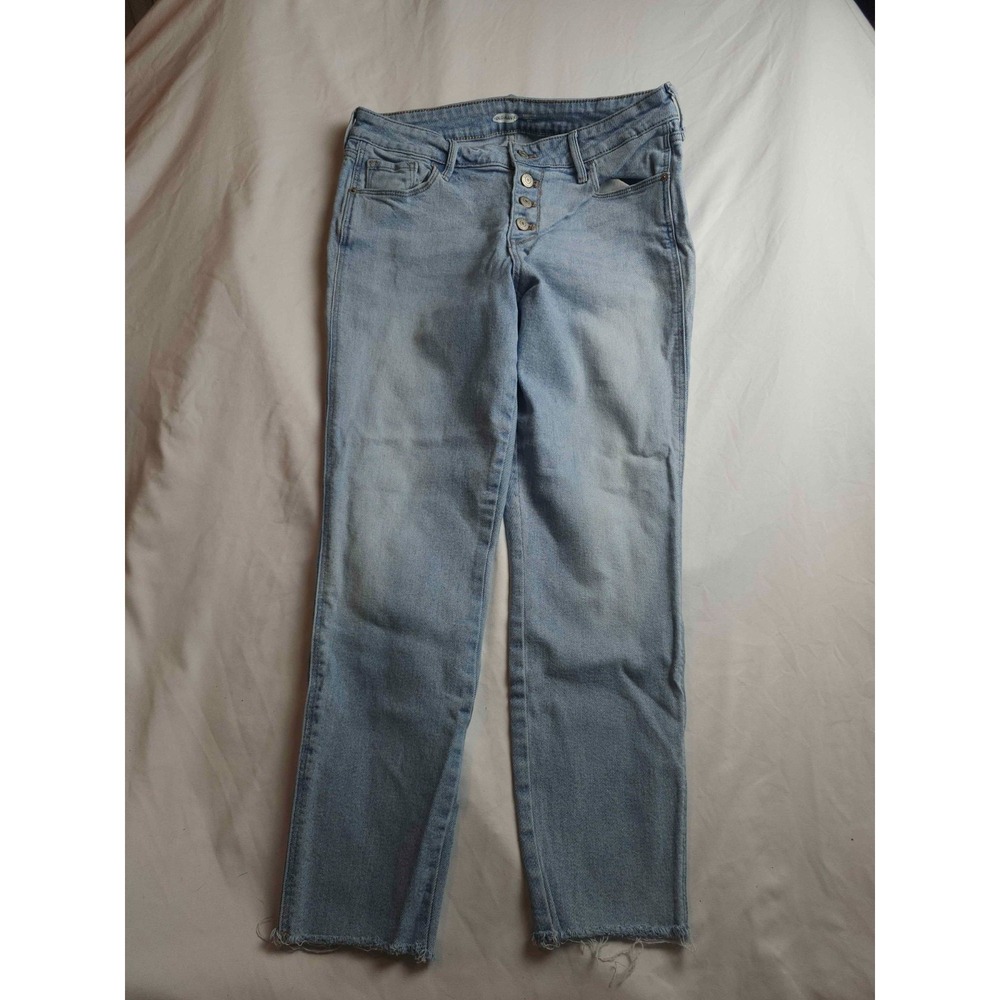 Old Navy Rockstar Super‎ Skinny Ankle Jeans Womens 10 Blue Denim Grunge Normcore